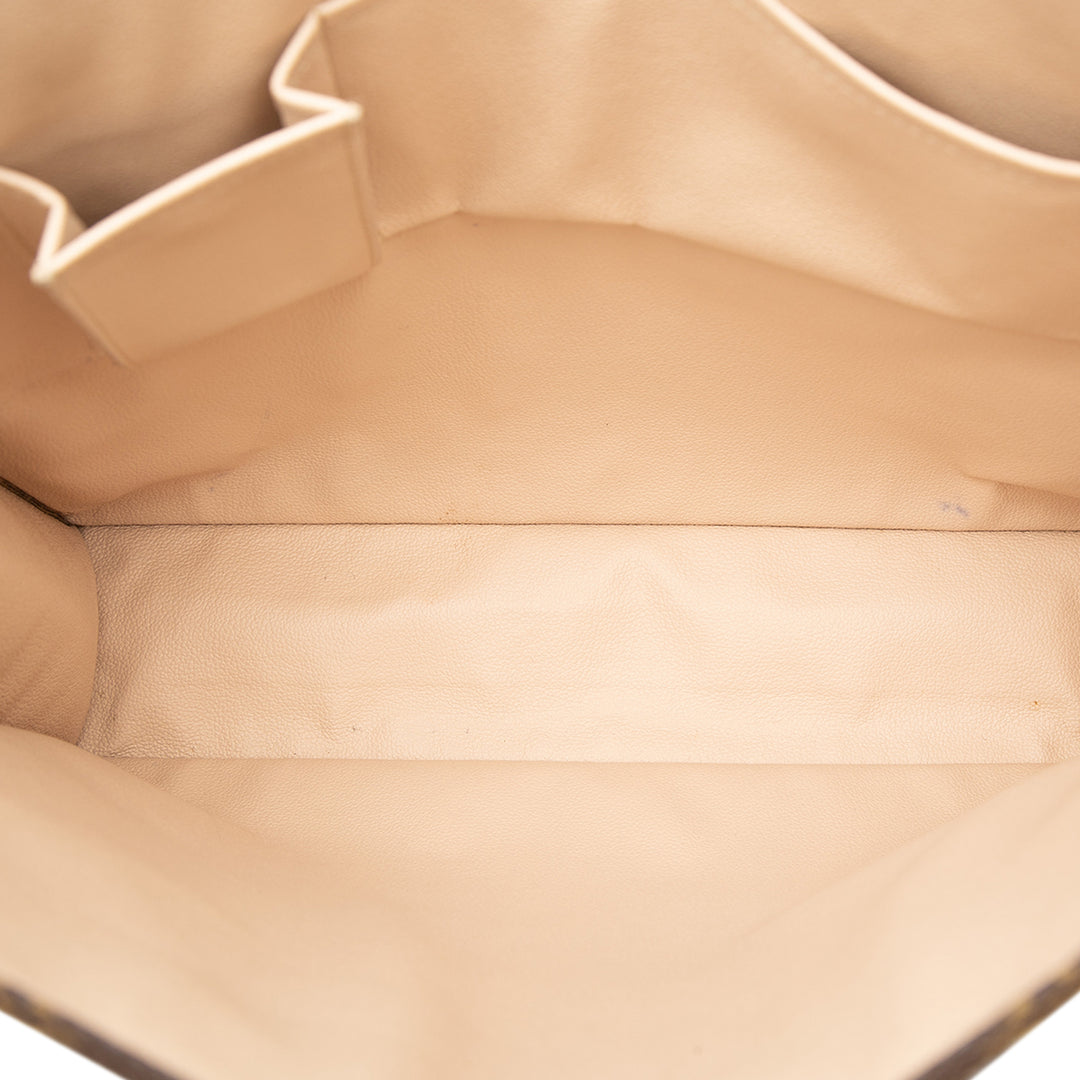 Sac Plat Monogram Marron