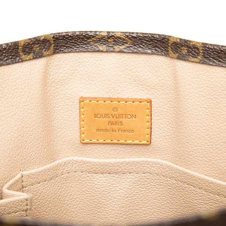 Sac Plat Monogram Marron