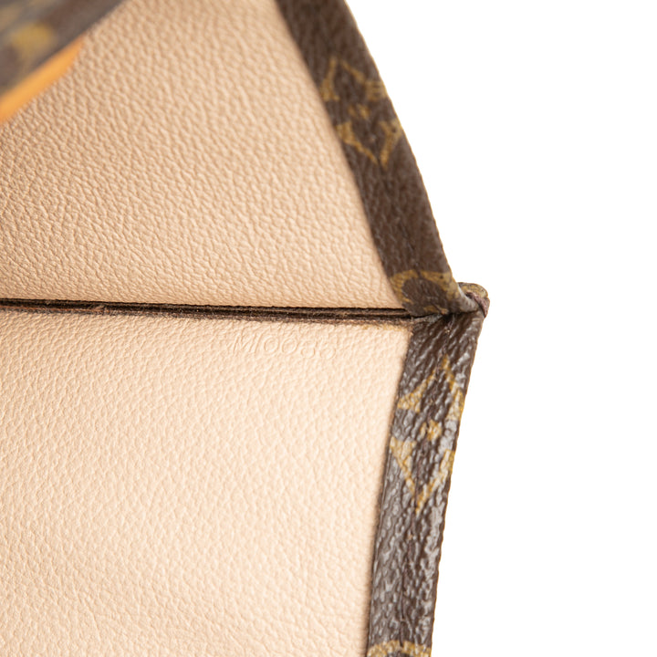 Sac Plat Monogram Marron