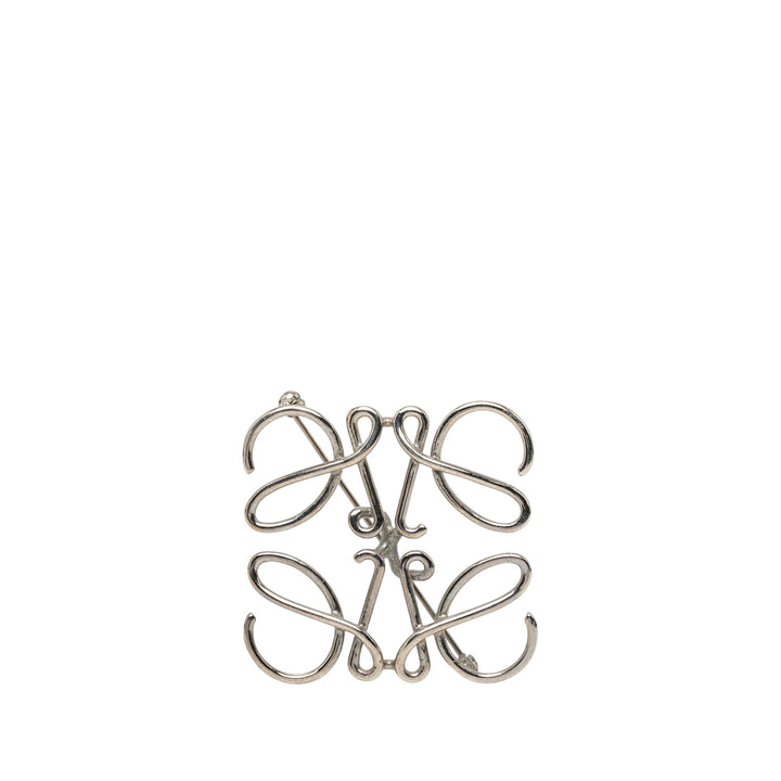 LOEWE Palladium plaqué Anagram Broche