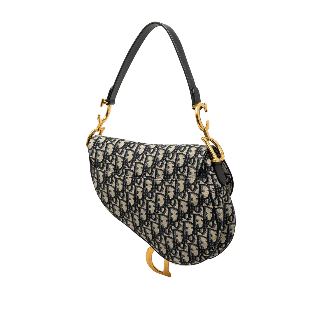 Saddle Sac Oblique Bleu