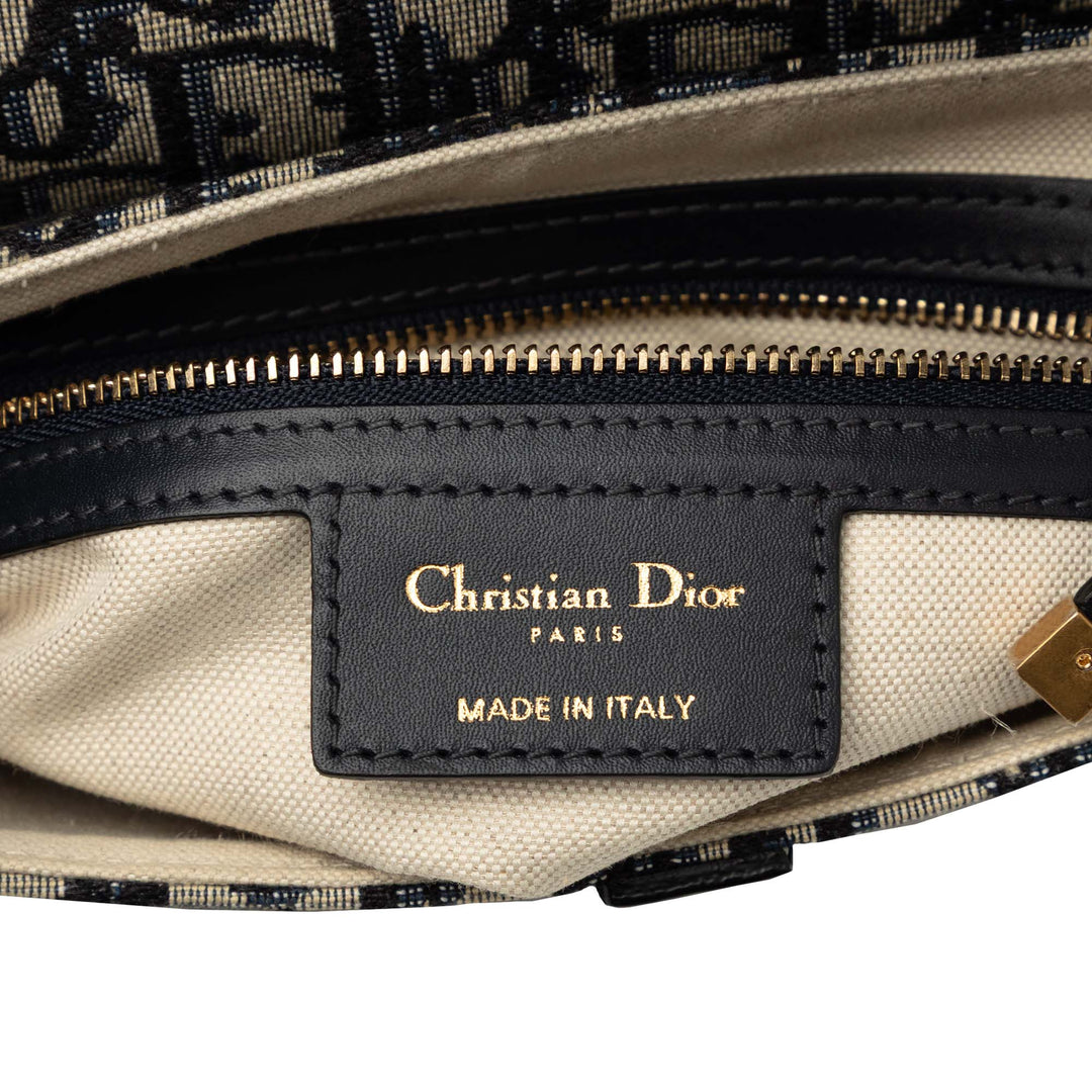 Saddle Sac Oblique Bleu
