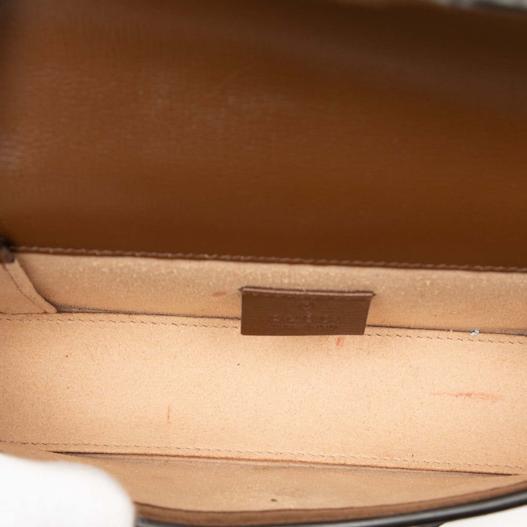 Gucci Mini GG Supreme Horsebit 1955 Sac porté croisé