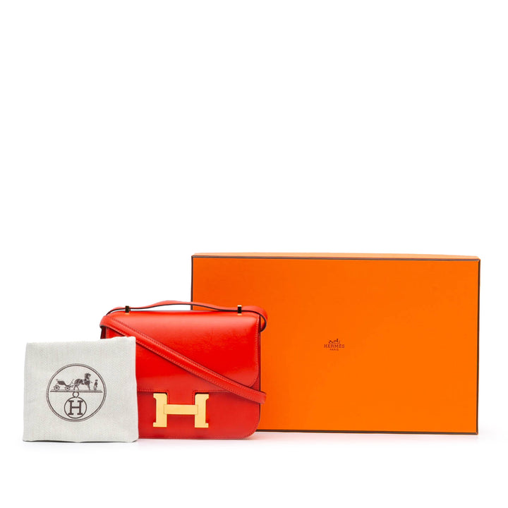 Mini Tadelakt Constance 18 Red - Gaby Paris
