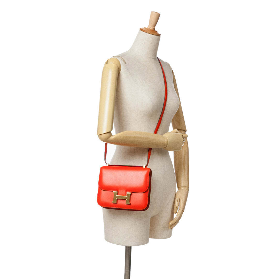 Mini Tadelakt Constance 18 Red - Gaby Paris