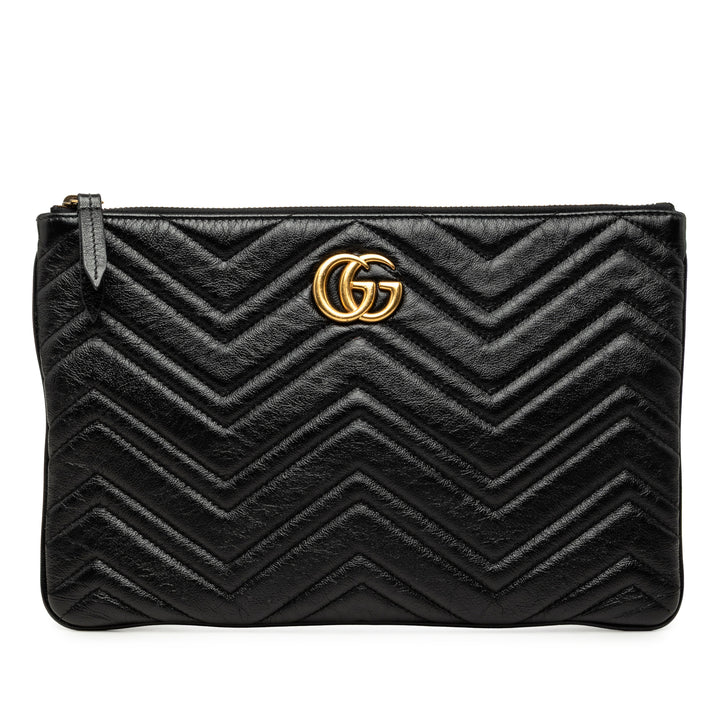 Gucci GG Marmont Matelasse Cuir Pochette