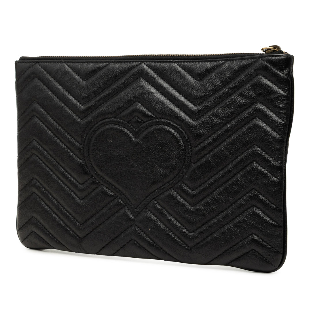 Gucci GG Marmont Matelasse Cuir Pochette