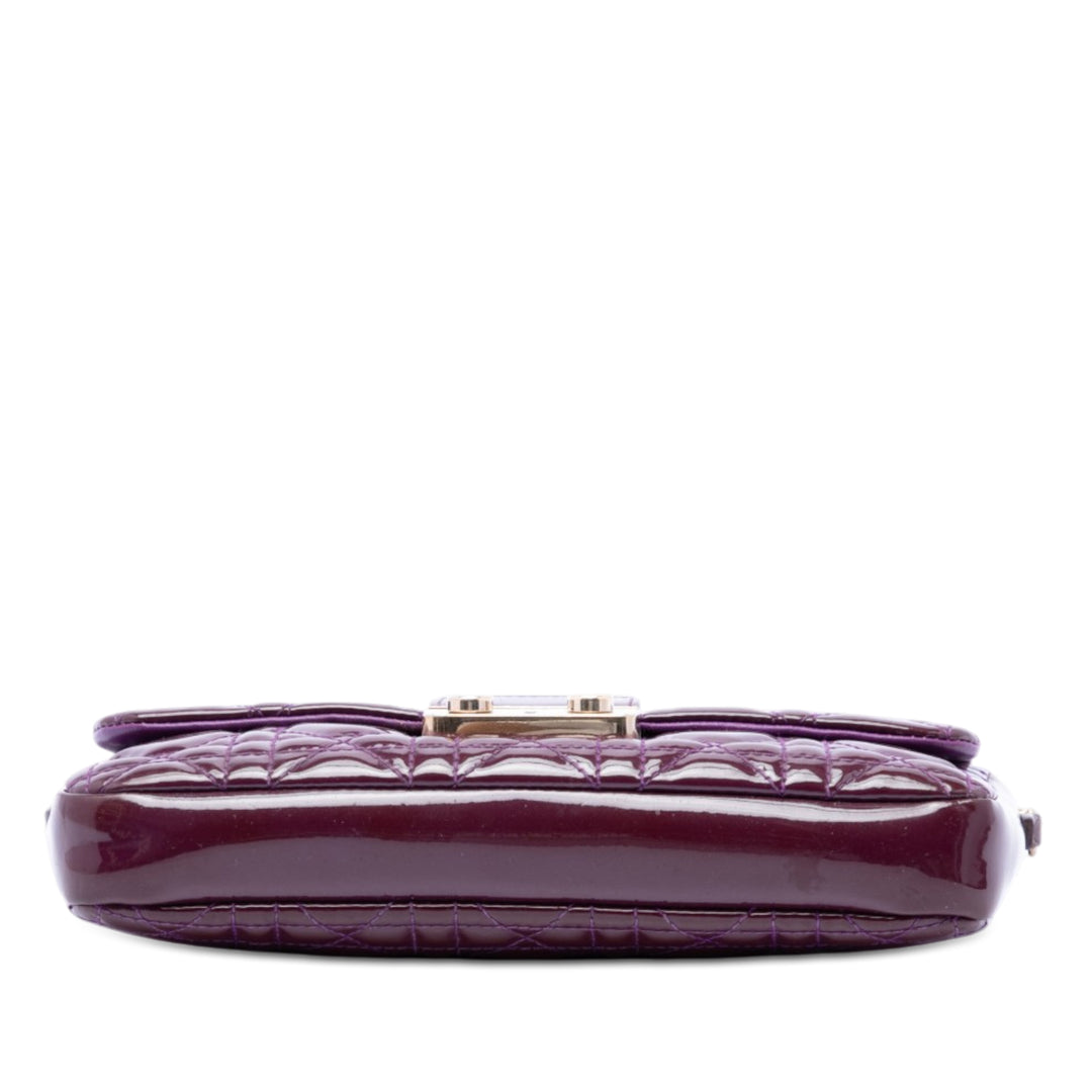 Cannage New Lock Pochette Sac Violet