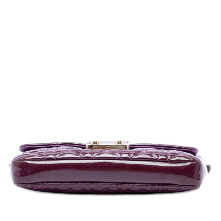 Cannage New Lock Pochette Sac Violet