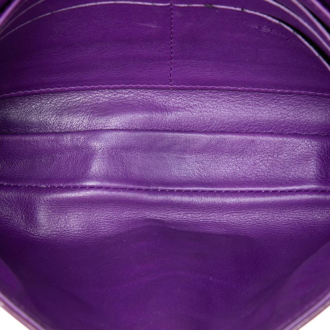 Cannage New Lock Pochette Sac Violet