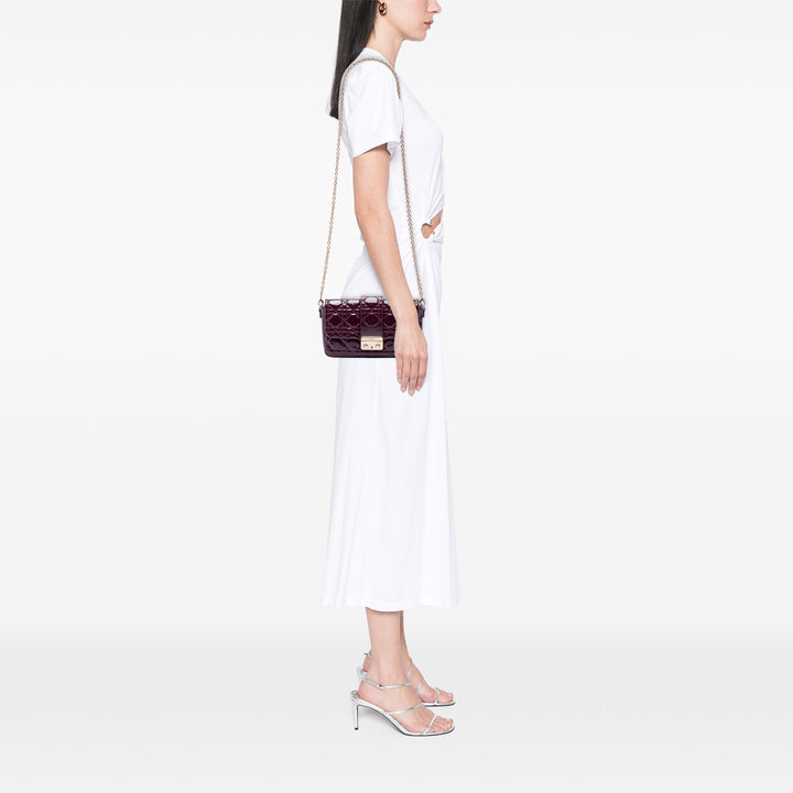 Cannage New Lock Pochette Sac Violet