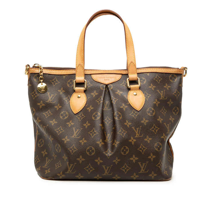 Louis Vuitton Palermo PM Monogram Marron – vue principale – GABY PARIS