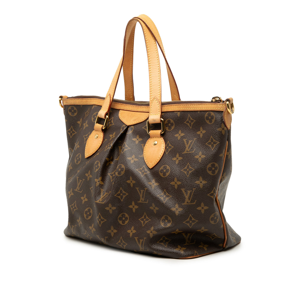 Louis Vuitton Palermo PM Monogram Marron – vue 2 – GABY PARIS