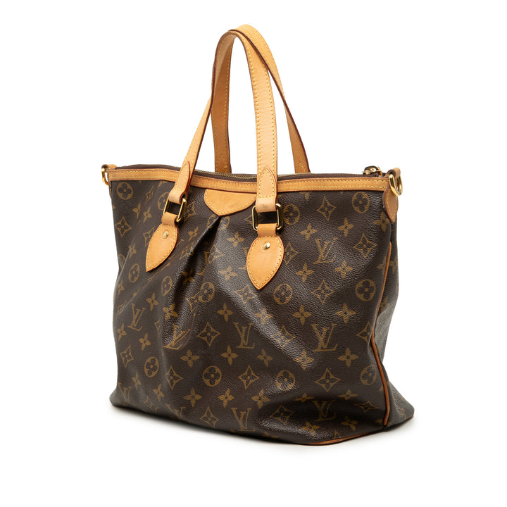 Louis Vuitton Palermo PM Monogram Marron – vue 2 – GABY PARIS