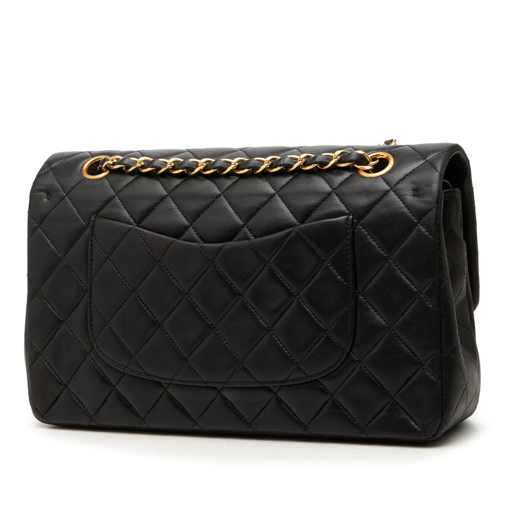 Chanel Classic Double rabat Moyen Cuir d'agneau Noir – vue 2 – GABY PARIS