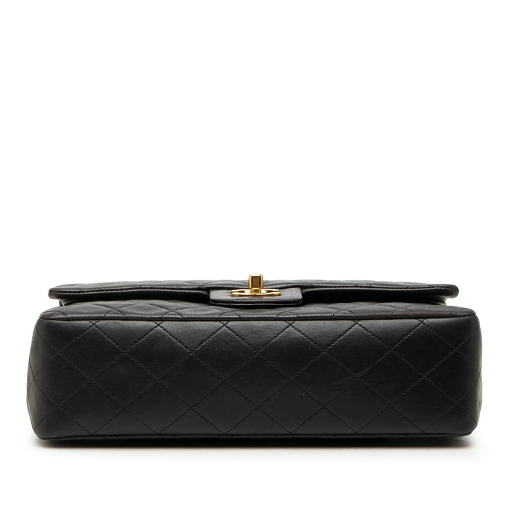 Chanel Classic Double rabat Moyen Cuir d'agneau Noir – vue 3 – GABY PARIS