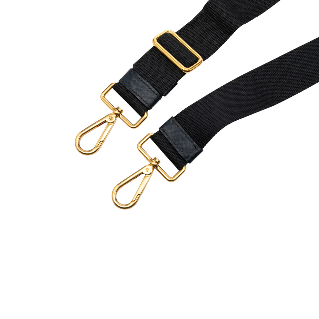 Prada Canapa Toile Adjustable Shoulder Strap