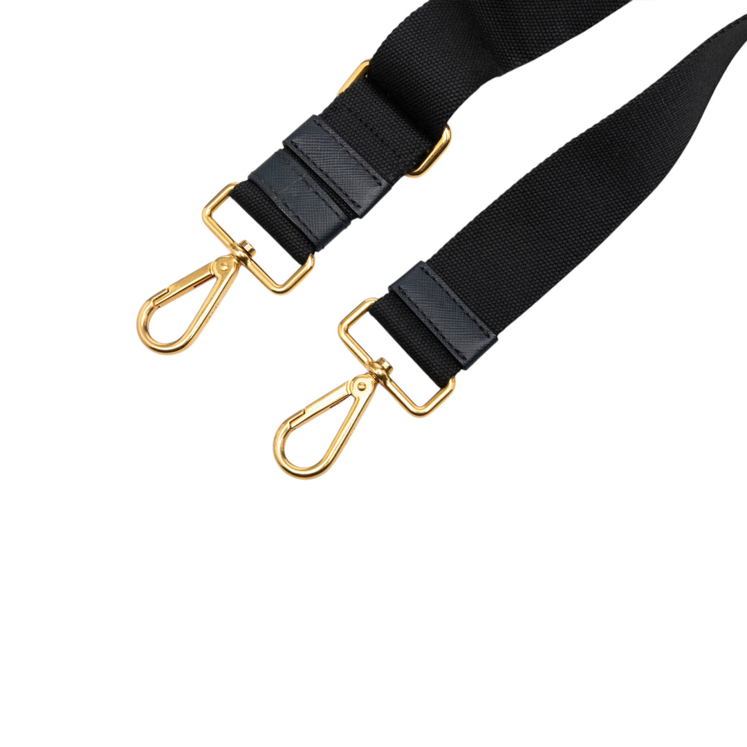Prada Canapa Toile Adjustable Shoulder Strap