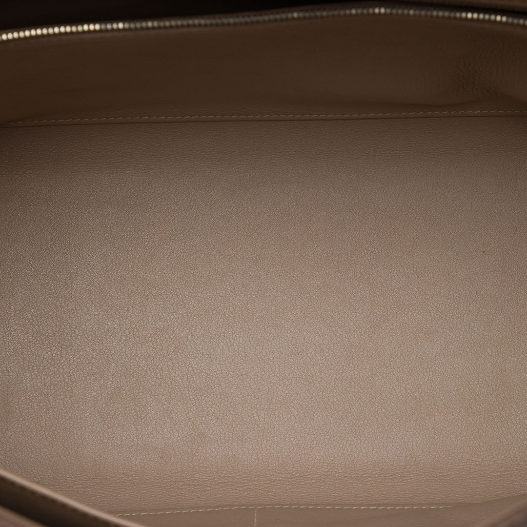 Hermès Sac à main Ghillies Kelly II Retourne 35 Swift Beige – vue 4 – GABY PARIS
