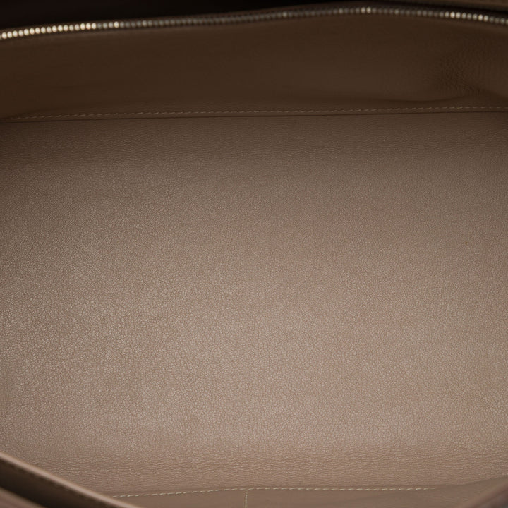 Hermès Sac à main Ghillies Kelly II Retourne 35 Swift Beige – vue 4 – GABY PARIS