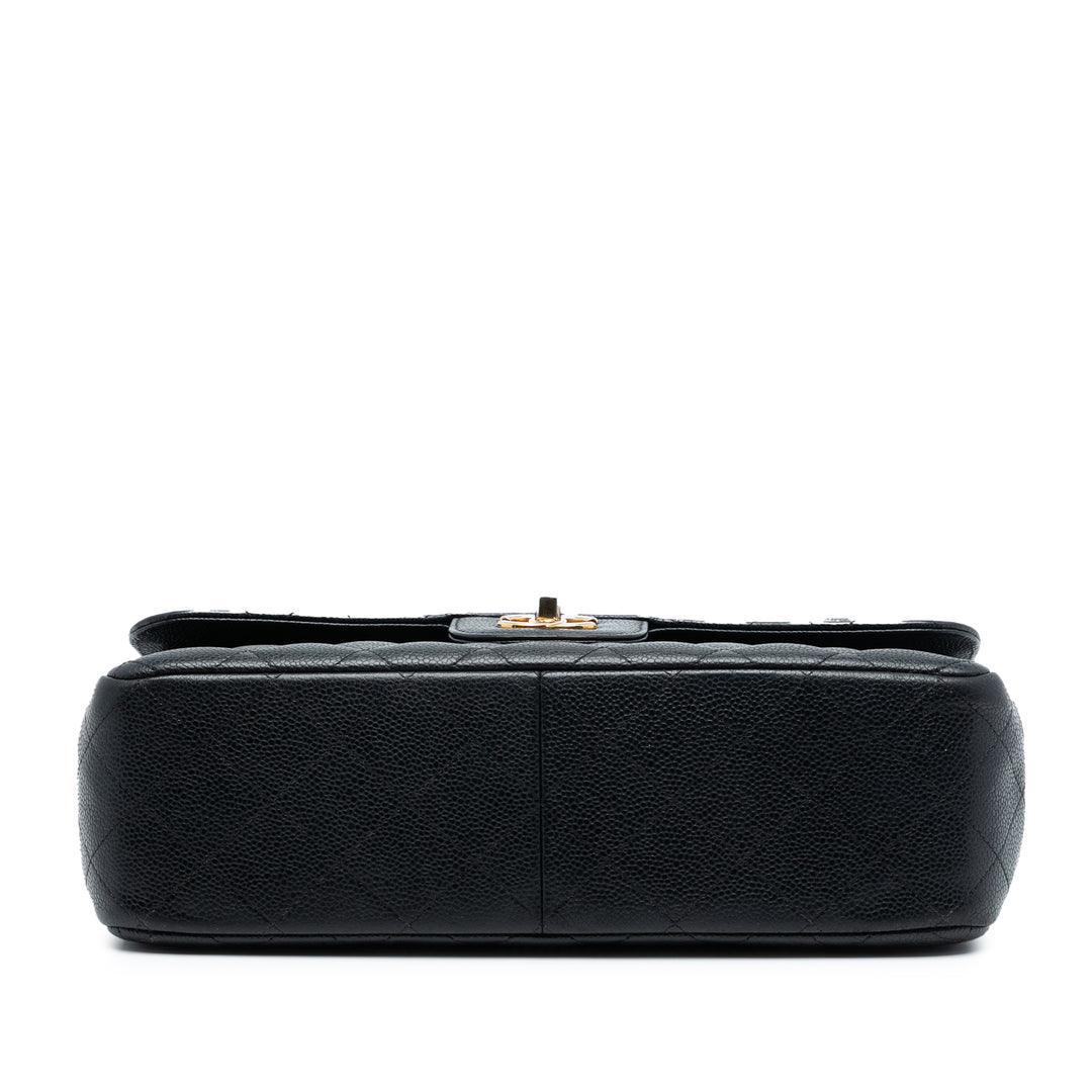 Chanel Jumbo Classic Caviar Double rabat