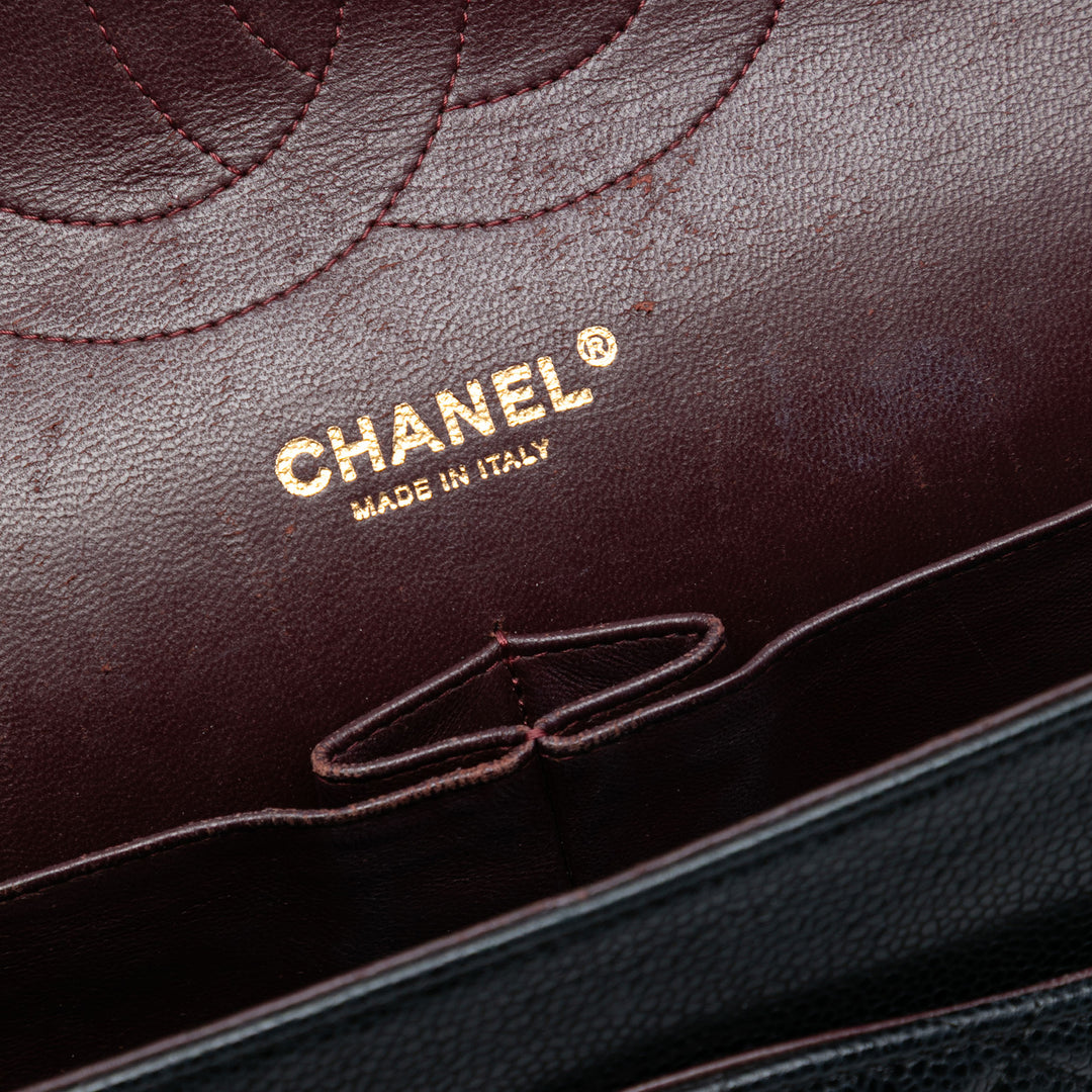 Chanel Jumbo Classic Caviar Double rabat