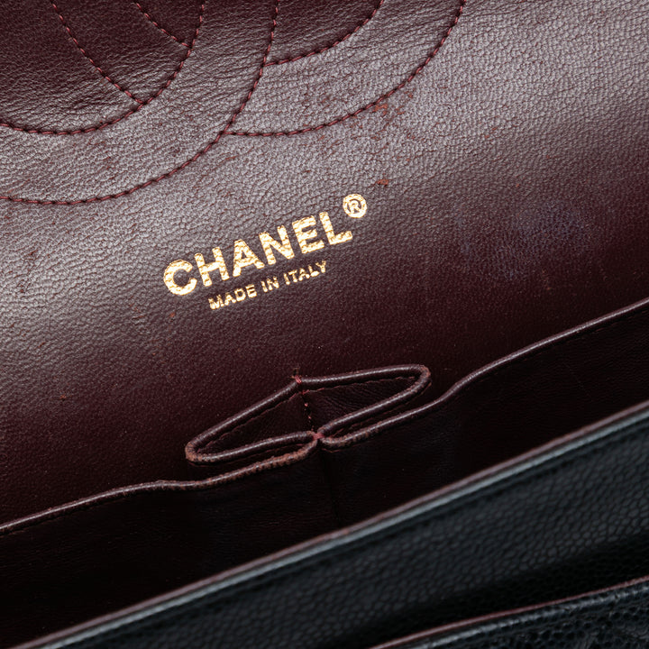 Chanel Jumbo Classic Caviar Double rabat