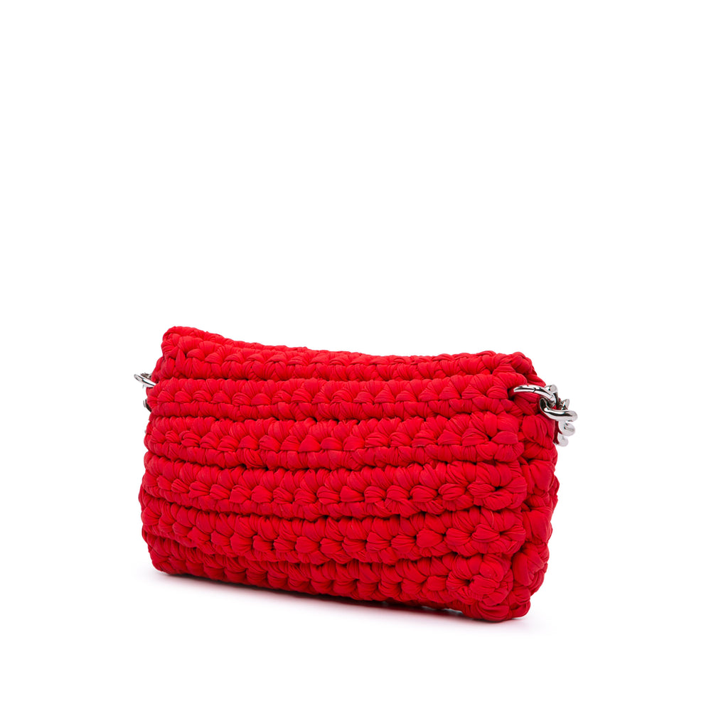 Neoprene Fancy Crochet Flap Red - Gaby Paris