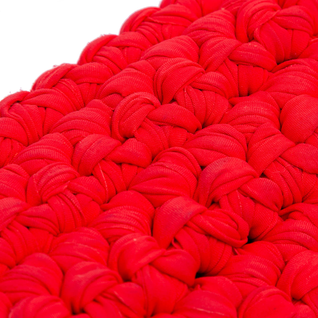 Neoprene Fancy Crochet Flap Red - Gaby Paris