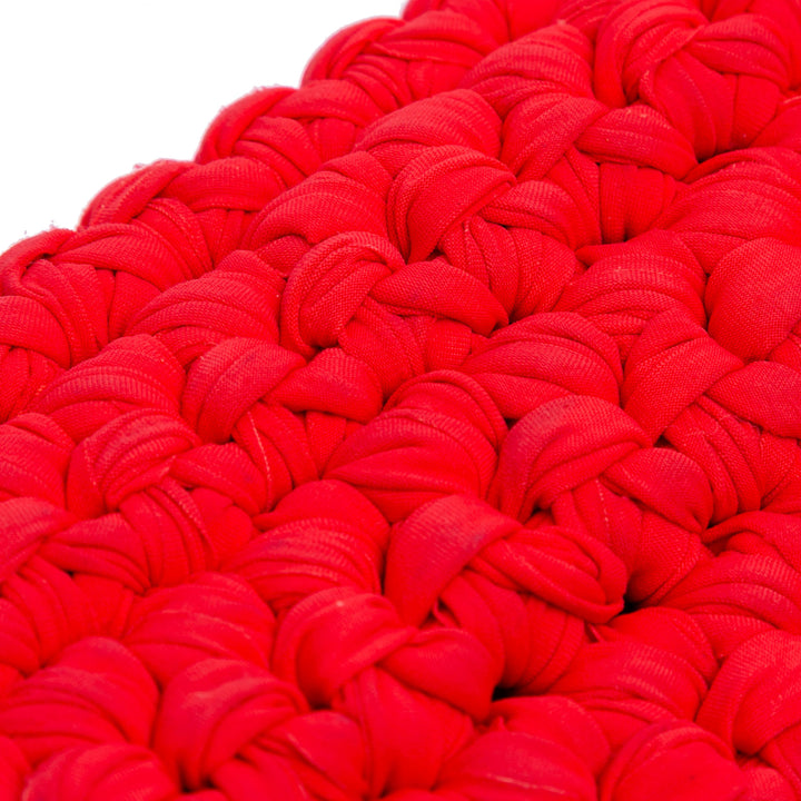 Neoprene Fancy Crochet Flap Red - Gaby Paris