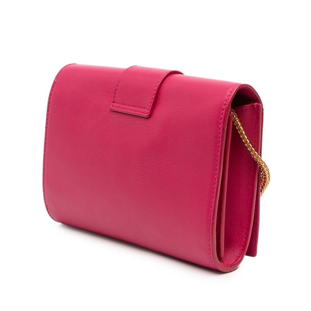 Mini Smooth Calfskin Chyc Crossbody Pink - Gaby Paris