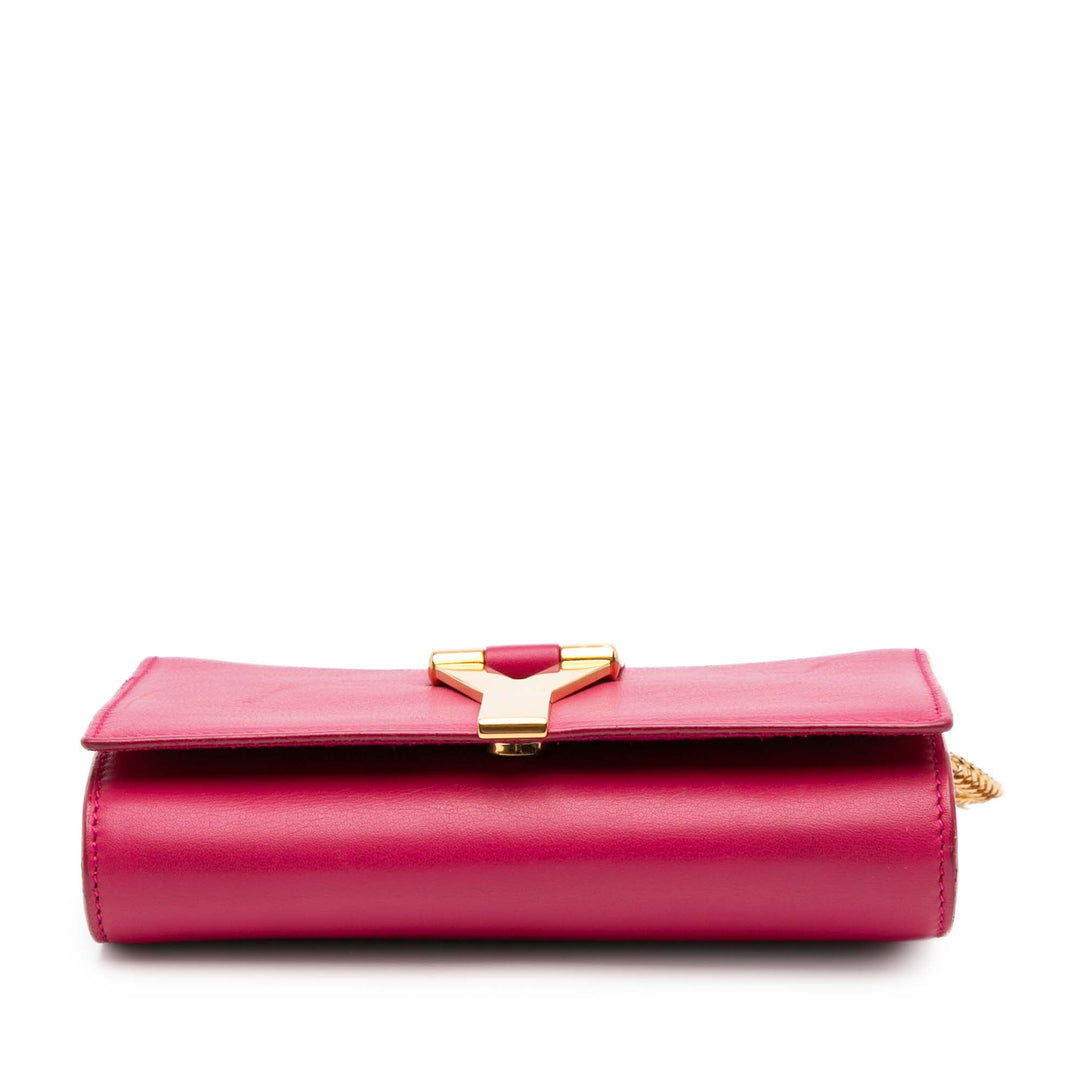 Mini Smooth Calfskin Chyc Crossbody Pink - Gaby Paris