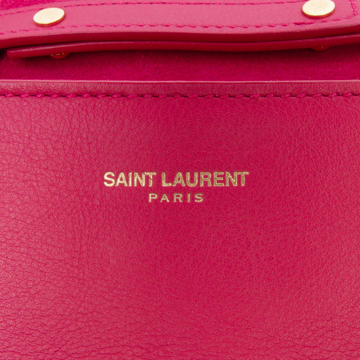 Mini Smooth Calfskin Chyc Crossbody Pink - Gaby Paris