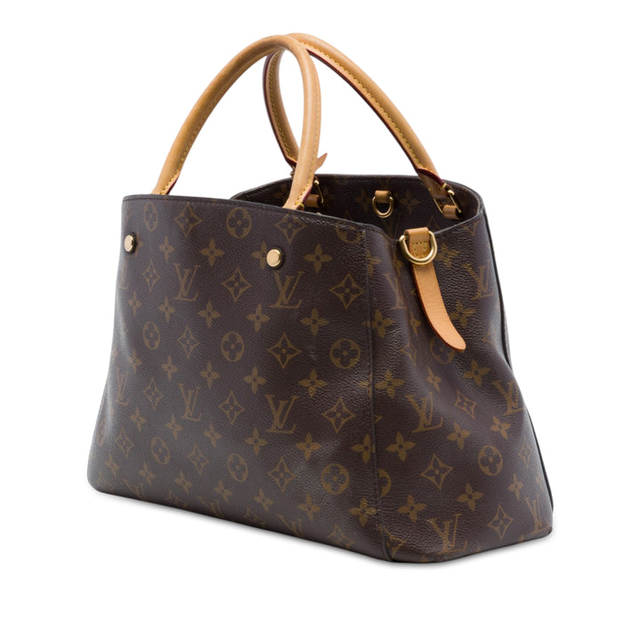 Louis Vuitton Montaigne MM Monogram Marron – vue 2 – GABY PARIS