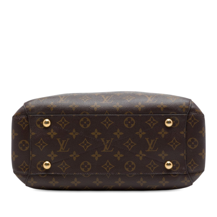 Louis Vuitton Montaigne MM Monogram Marron – vue 3 – GABY PARIS