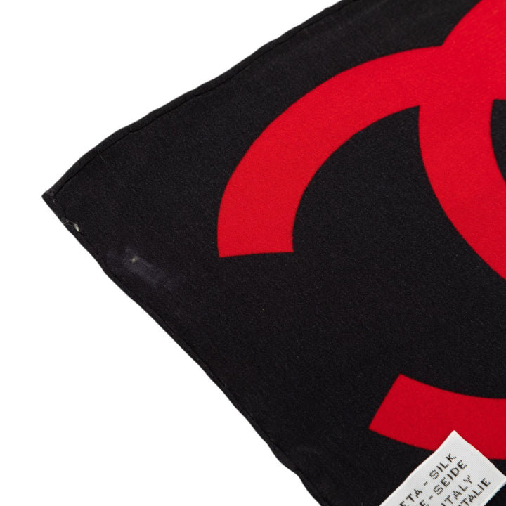 CC Logo Imprimé Foulard 90 Marron