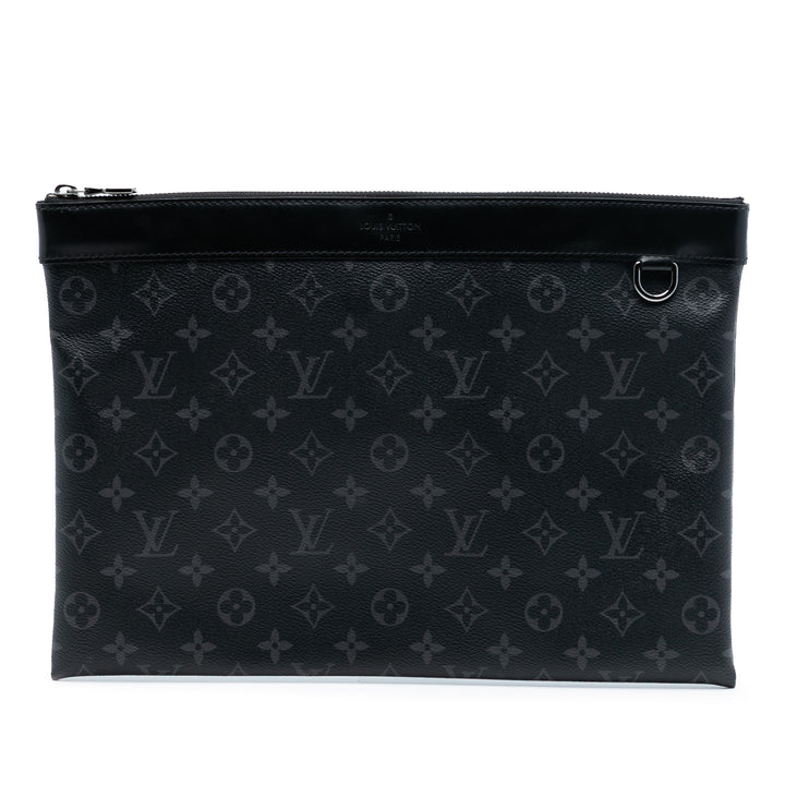 Louis Vuitton Monogram Eclipse Discovery Pochette GM