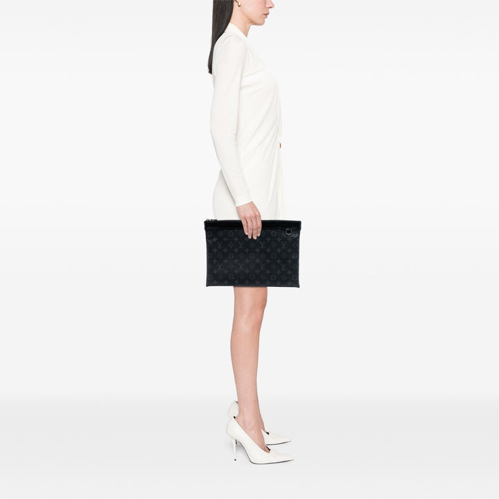 Louis Vuitton Monogram Eclipse Discovery Pochette GM
