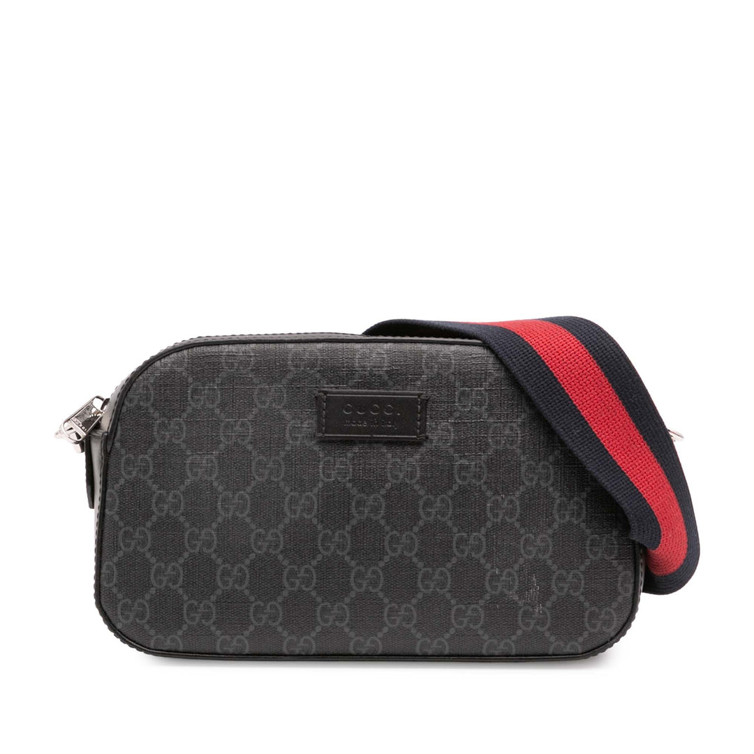 GG Supreme Web Crossbody Black - Gaby Paris