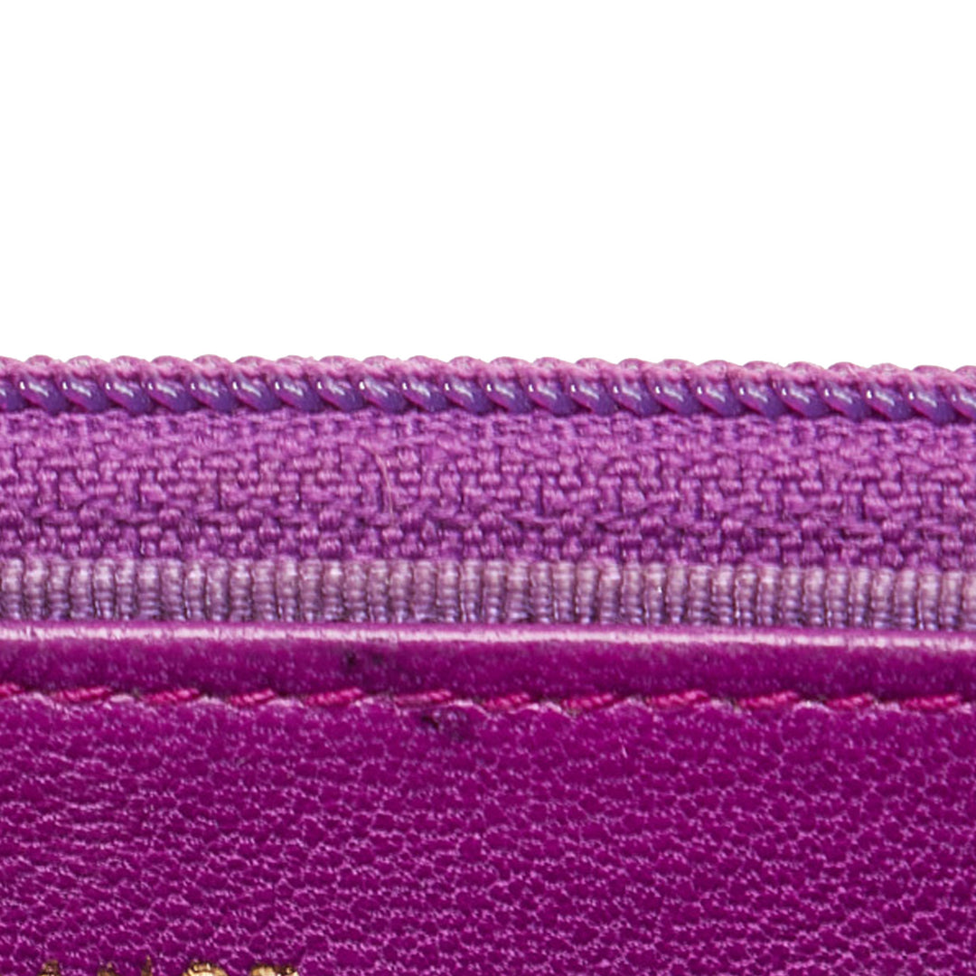 Camellia Wallet On Chain Purple - Gaby Paris