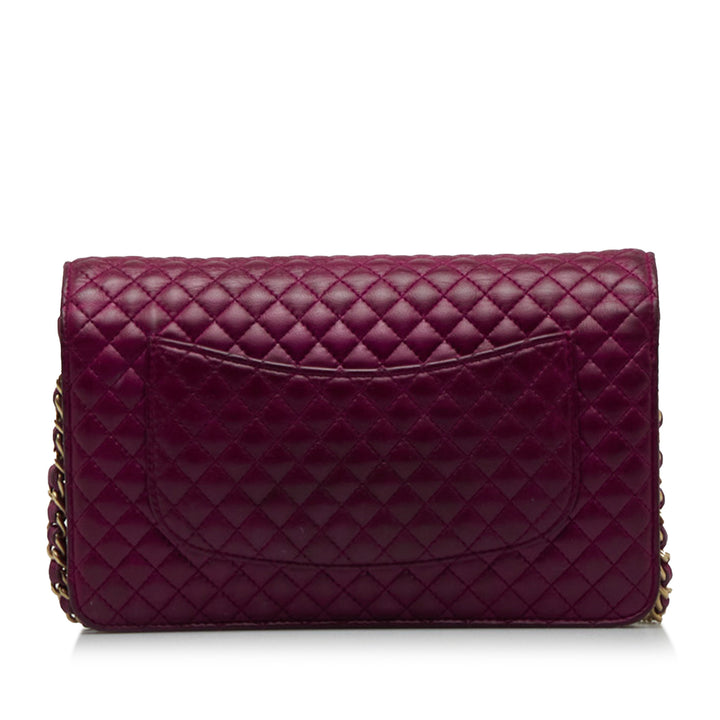 Camellia Wallet On Chain Purple - Gaby Paris