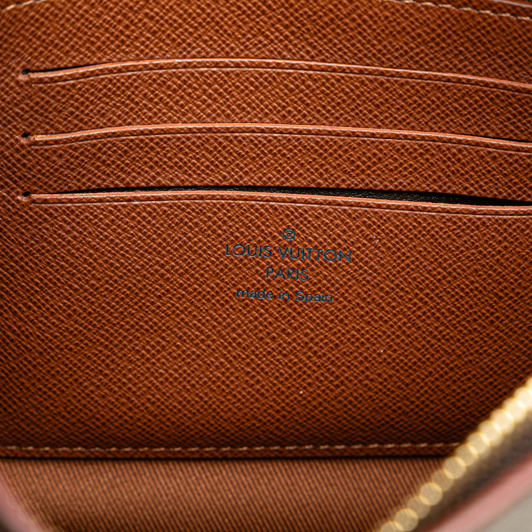 Monogram Legacy Chain Clutch Brown - Gaby Paris