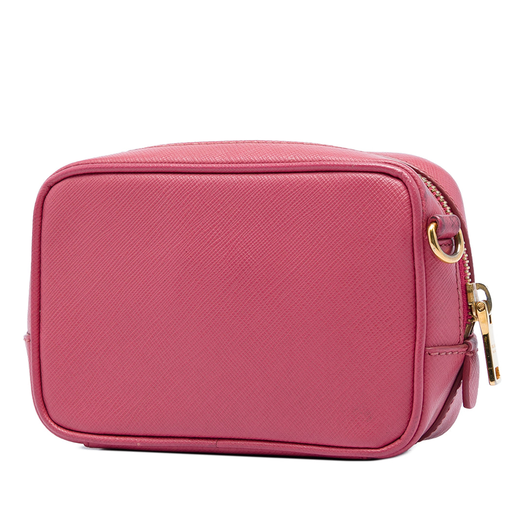 Prada Lux Sac caméra Mini Cuir Saffiano