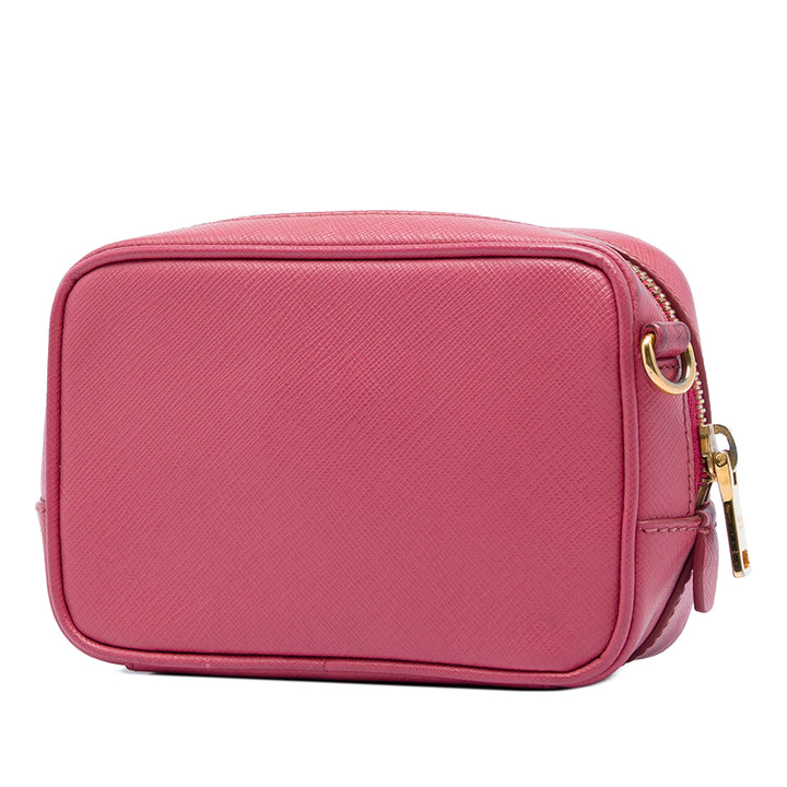 Prada Lux Sac caméra Mini Cuir Saffiano