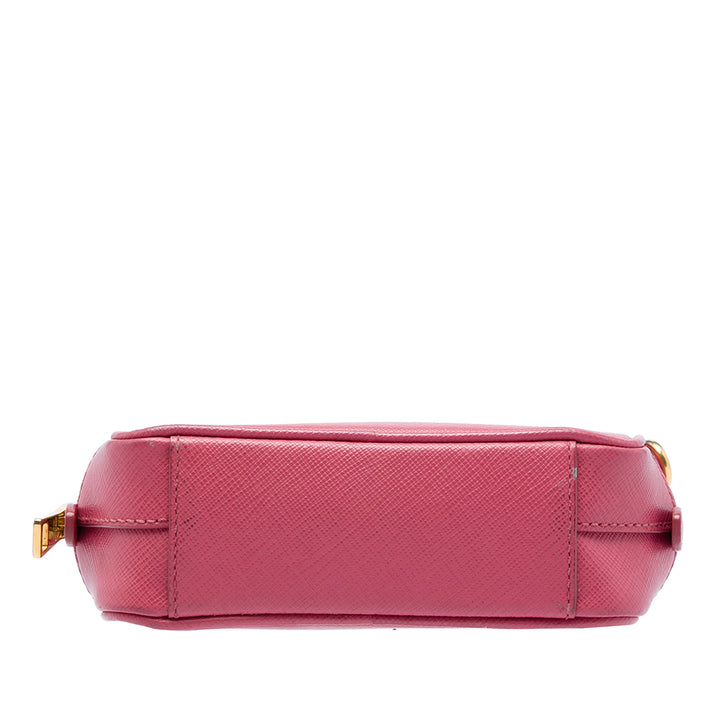Prada Lux Sac caméra Mini Cuir Saffiano