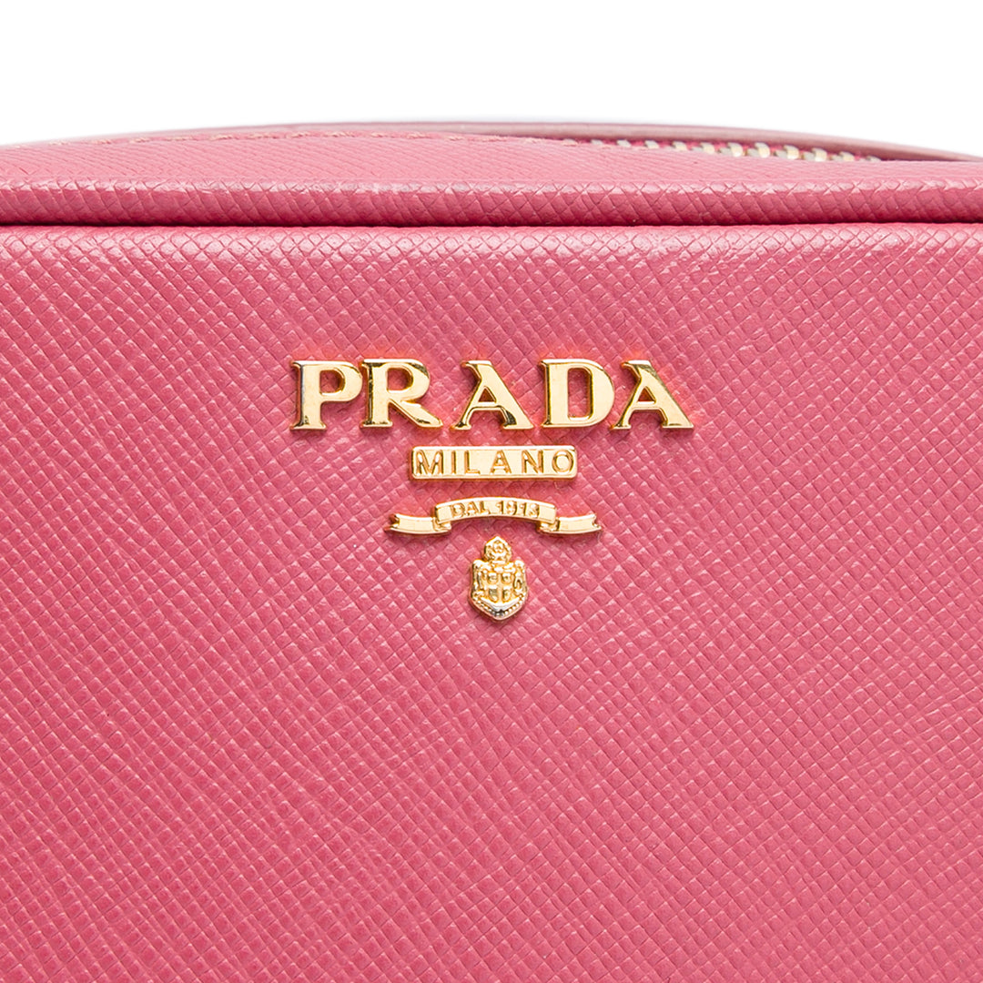 Prada Lux Sac caméra Mini Cuir Saffiano