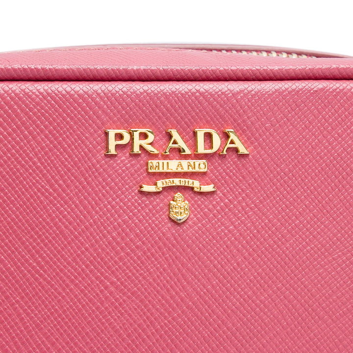 Prada Lux Sac caméra Mini Cuir Saffiano