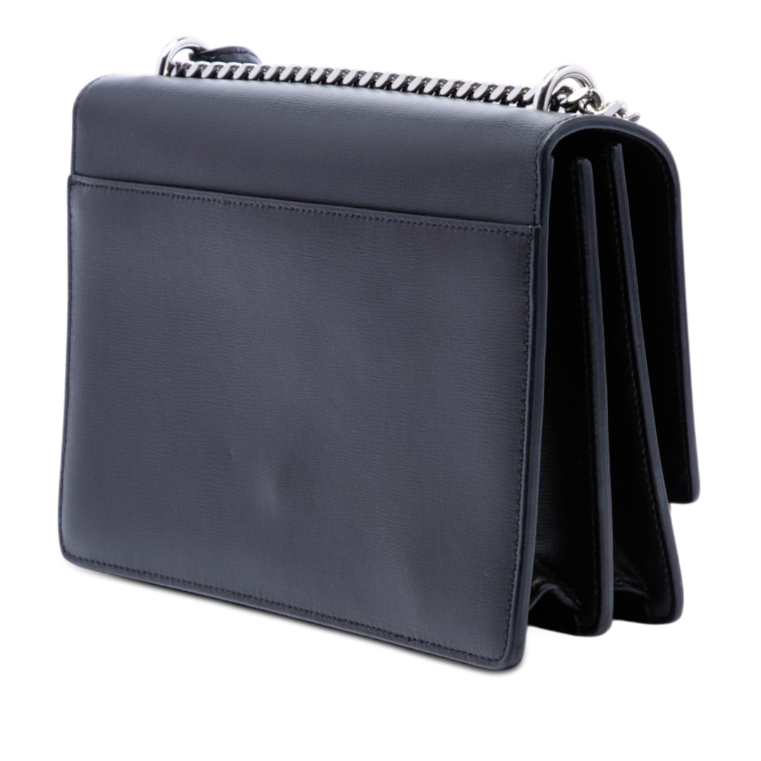 Saint Laurent Medium Cuir de veau Monogram Sunset Sac porté croisé