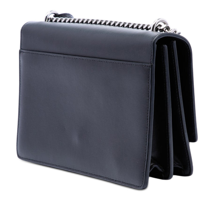 Saint Laurent Medium Cuir de veau Monogram Sunset Sac porté croisé