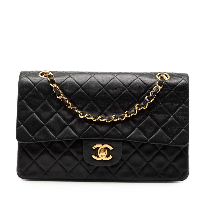 Chanel Medium Classic Cuir d’agneau Double rabat – GABY PARIS Authentique